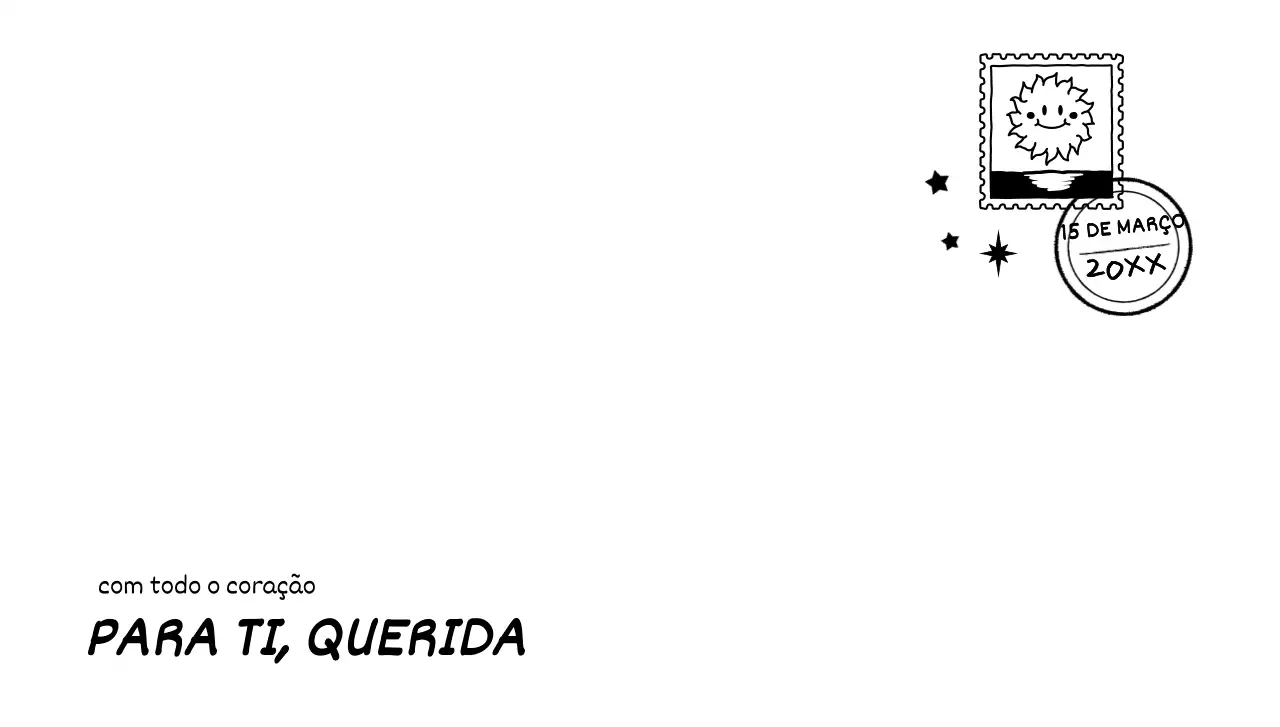 Para letras com uma ilustração de carimbo gira com um conceito preto desenhado à mão