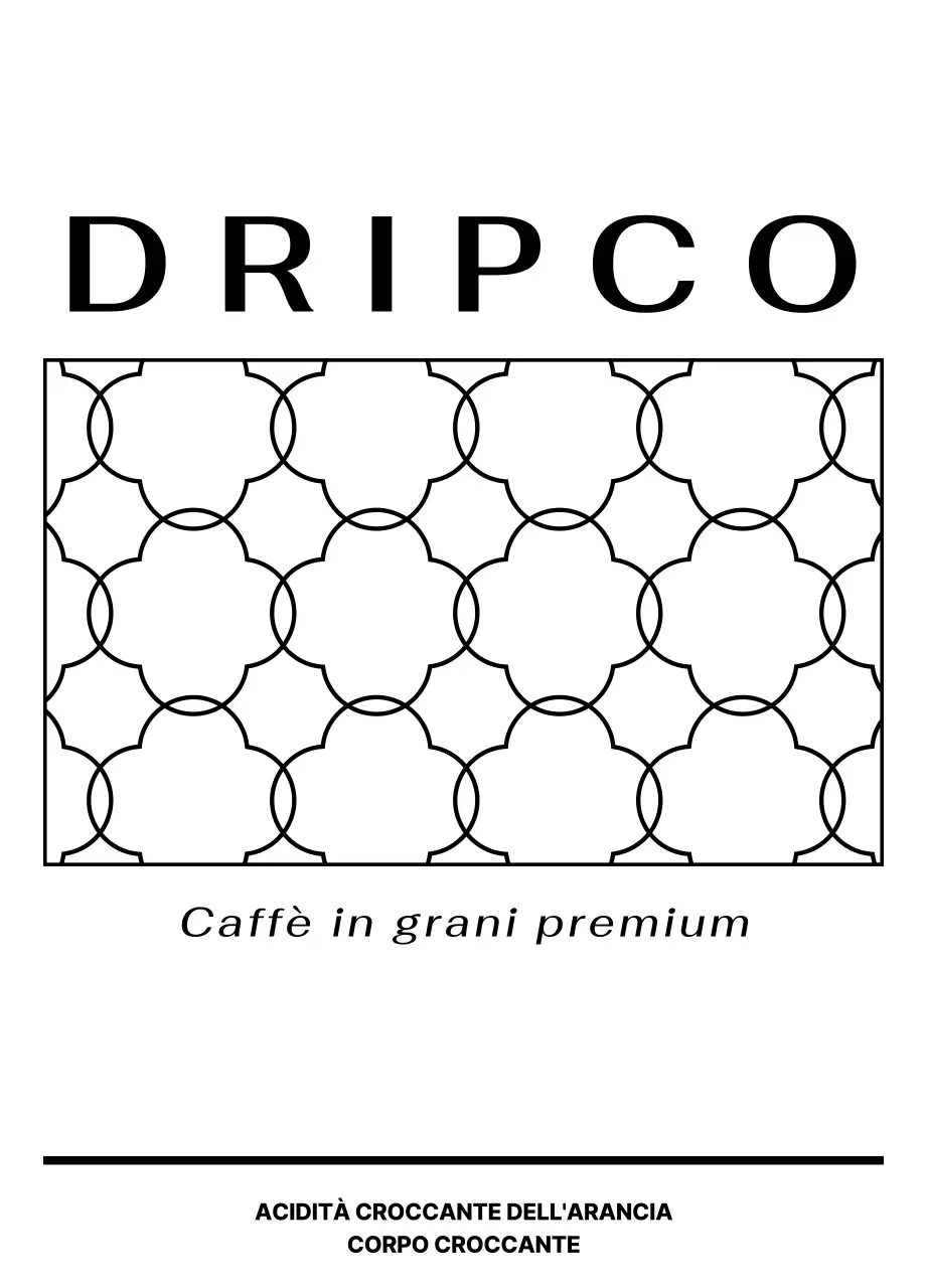 Design con un motivo di linee nere