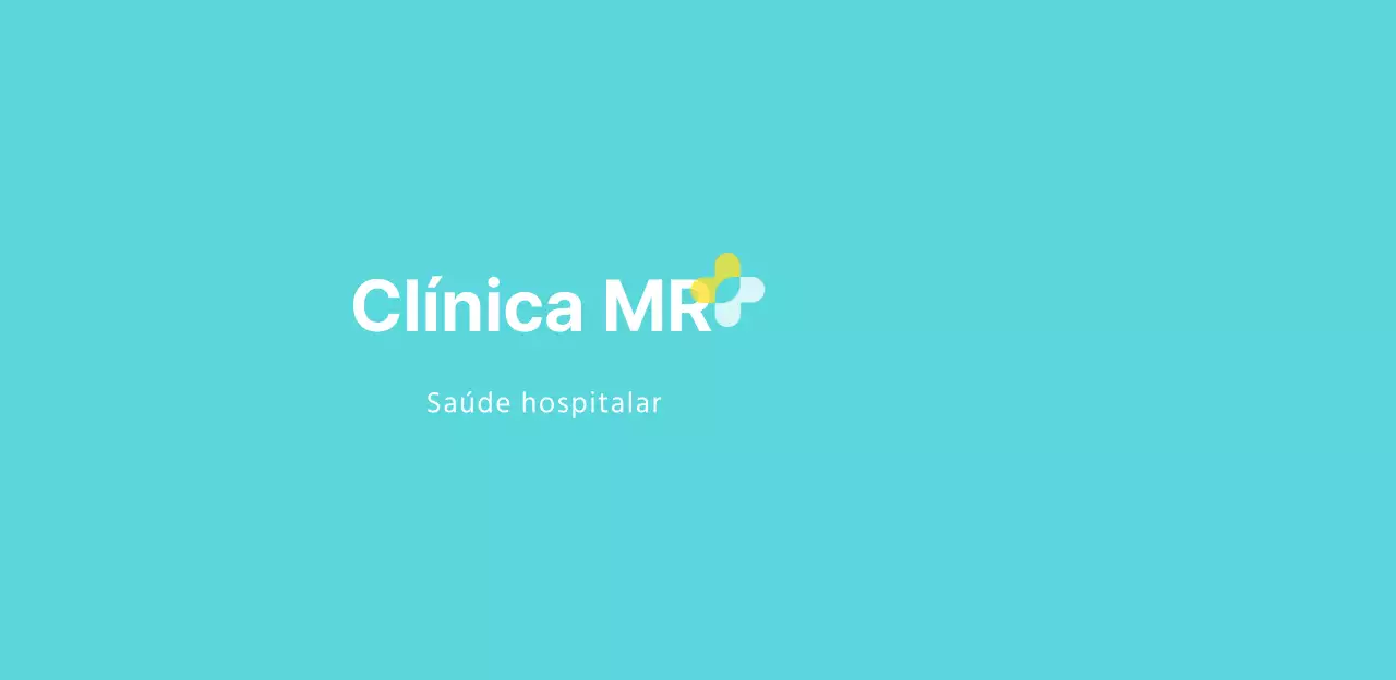 Celebrar um logótipo hospitalar limpo e mentolado