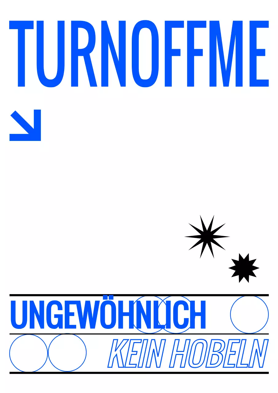 Zur Förderung eines hippen, blau-schwarzen Redaktionsladens und zur Präsentation von Produkten.