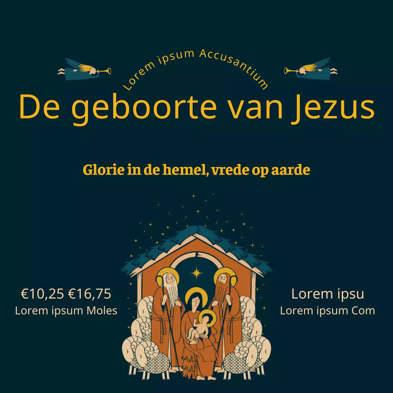 De geboorte van Jezus