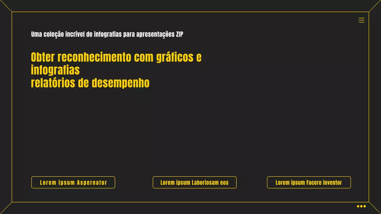 Cartão de pontuação empresarial infográfico simples a preto e amarelo