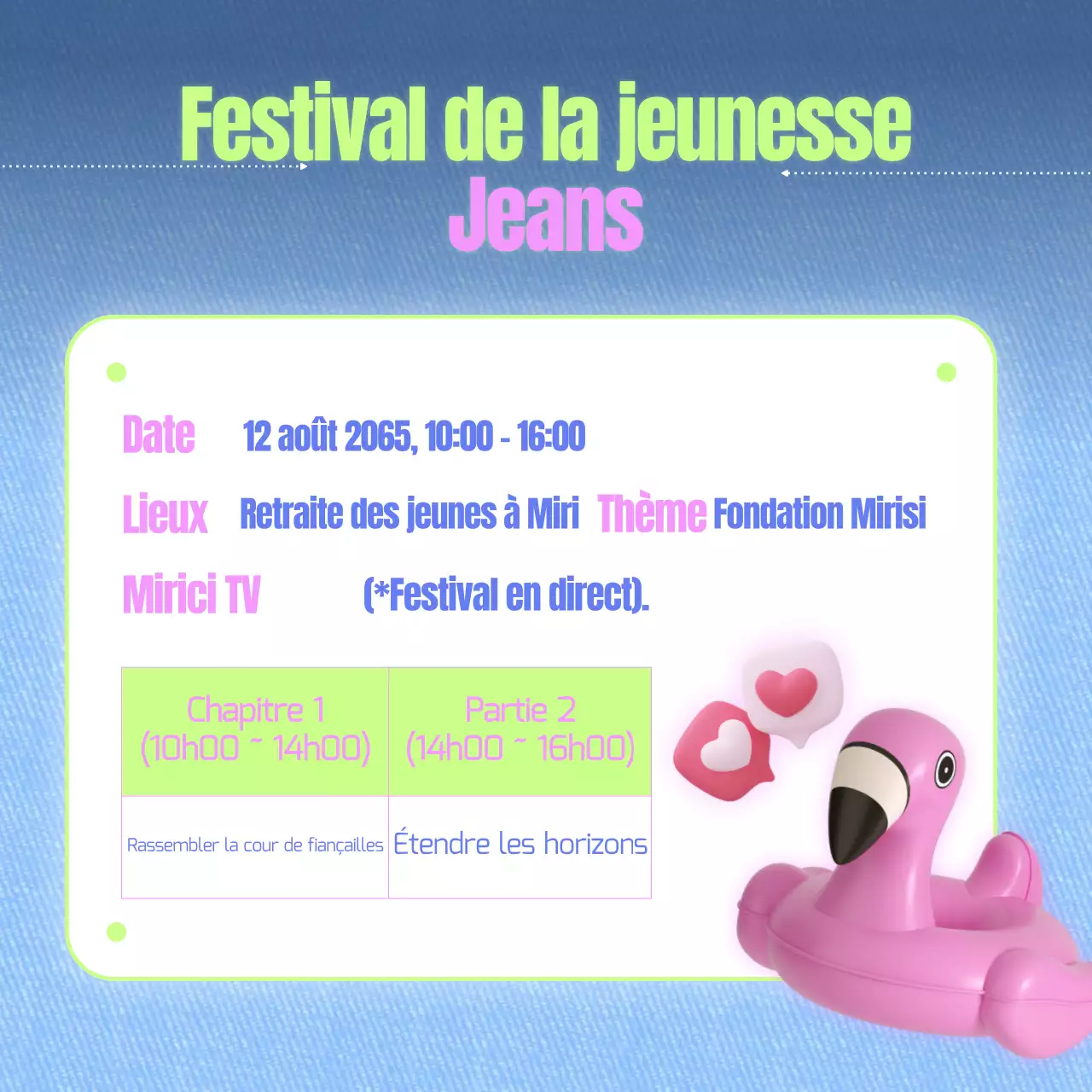 Promouvoir votre festival avec un concept coloré et amusant