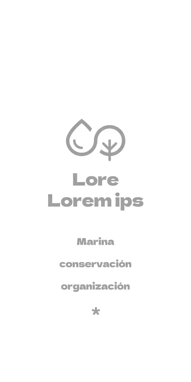 Concepto de agencia de conservación marina con ilustración de agua y árboles