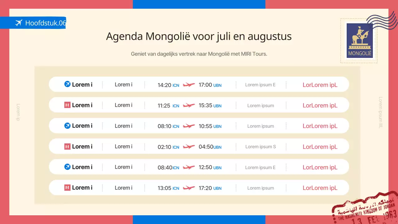 Een gids voor Mongolië, een trendy bestemming in blauw en rood