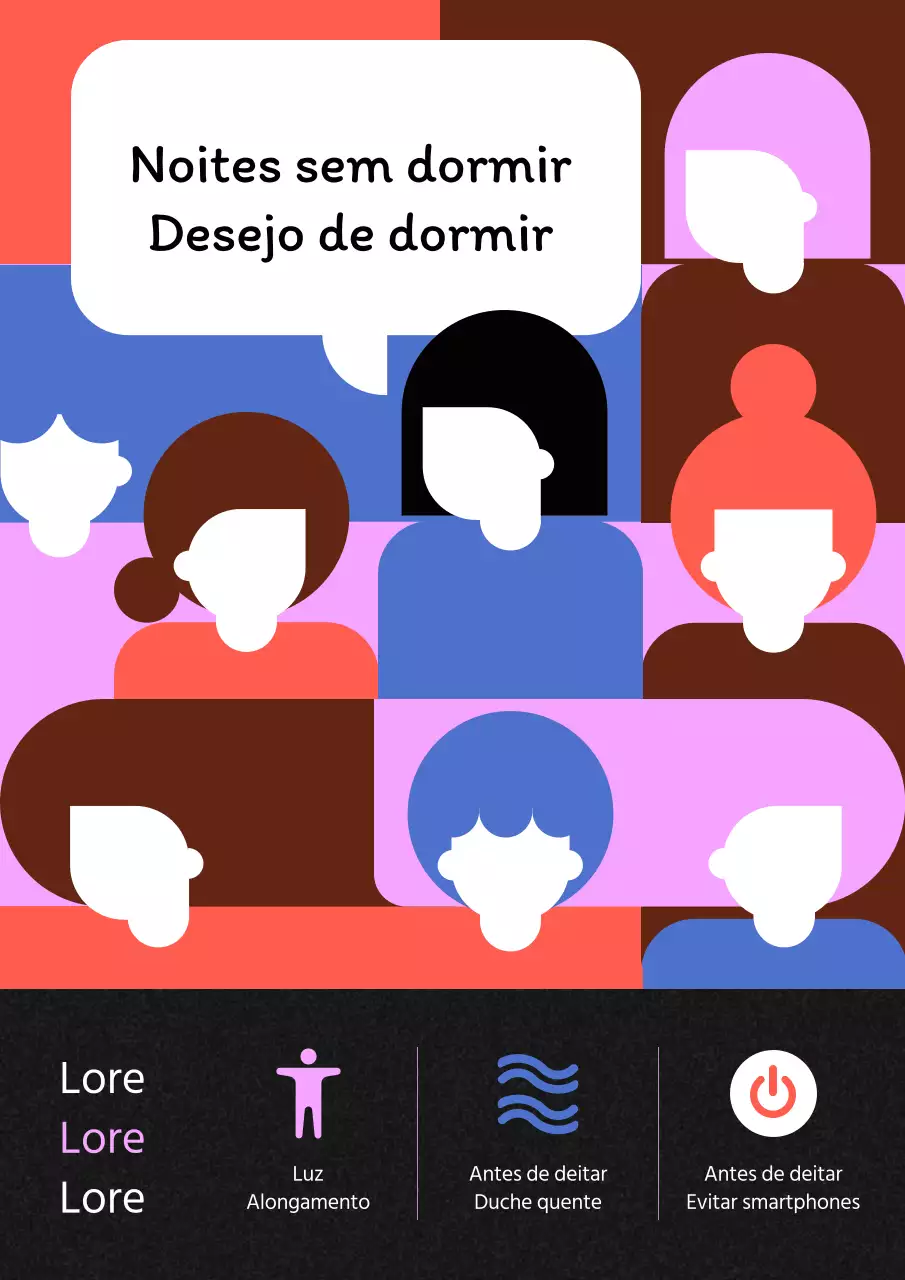 Um guia minimalista para vencer as insónias com uma rapariga deitada