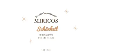 Luxuriöse und helle Kosmetikklinik in Beige und Gold