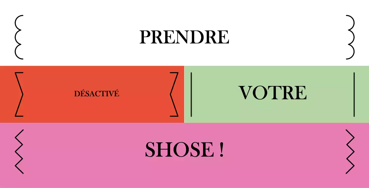 Styles de texte mignons et colorés