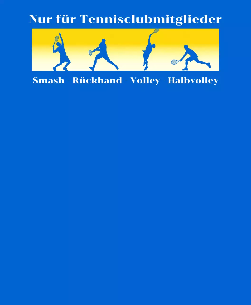 Tennisschläger mit Gefälle und Tennisbewegungskonzepte