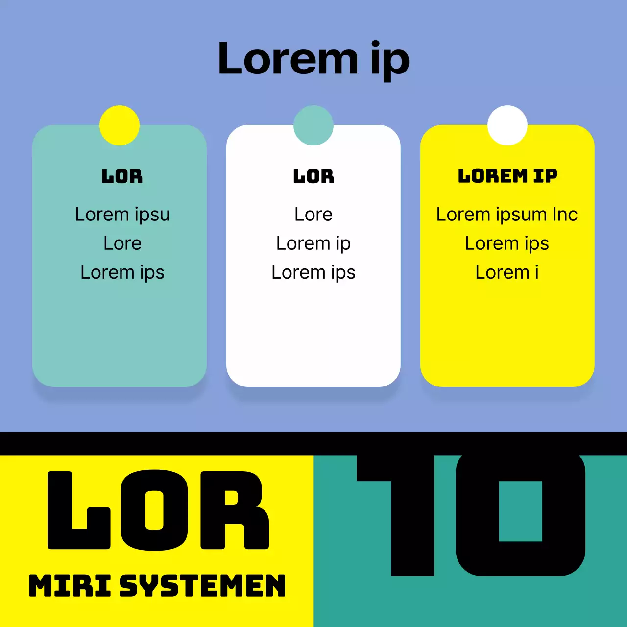 Gele en groene basis dieet menulijst post