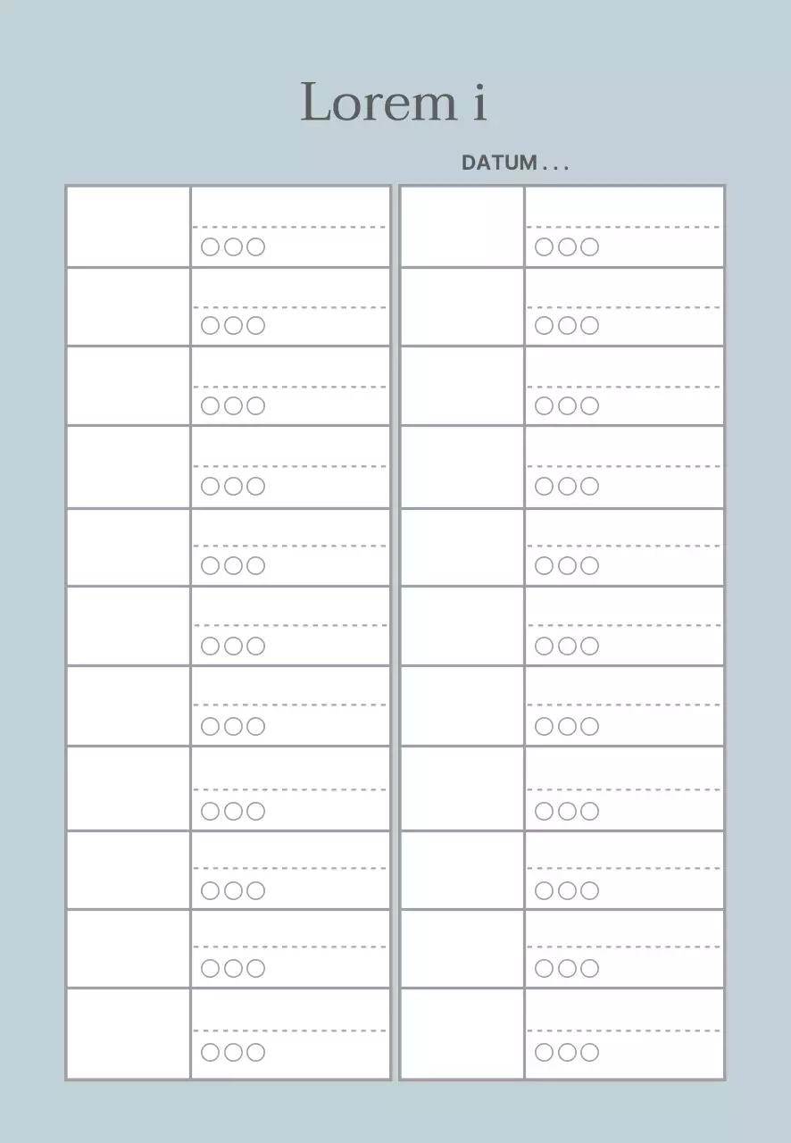 Blauwe lijn eenvoudig Engels vocabulaire