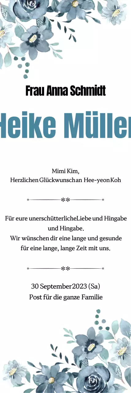 Förderung von Ko Hee-yeon vor einem beruhigenden blauen Hintergrund