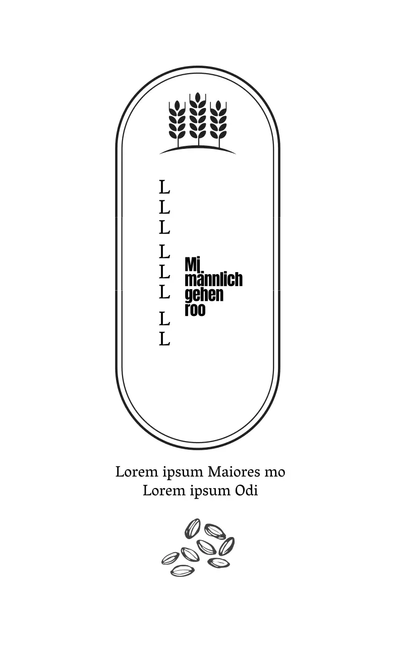 Weiße Illustration saubere traditionelle Lebensmitteletiketten