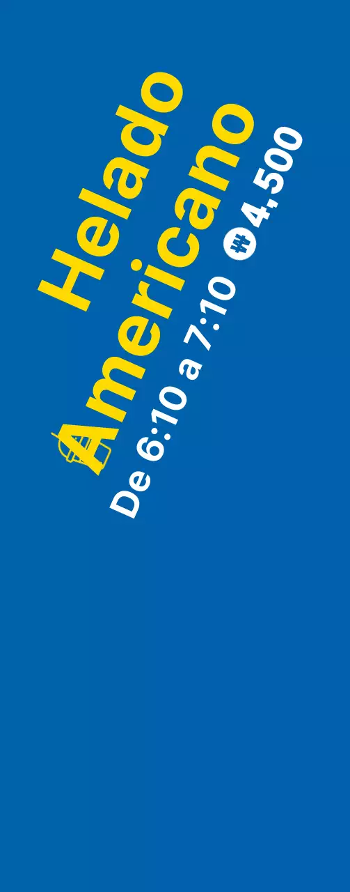 Promocionar la venta de un café sobre un fondo azul Medio