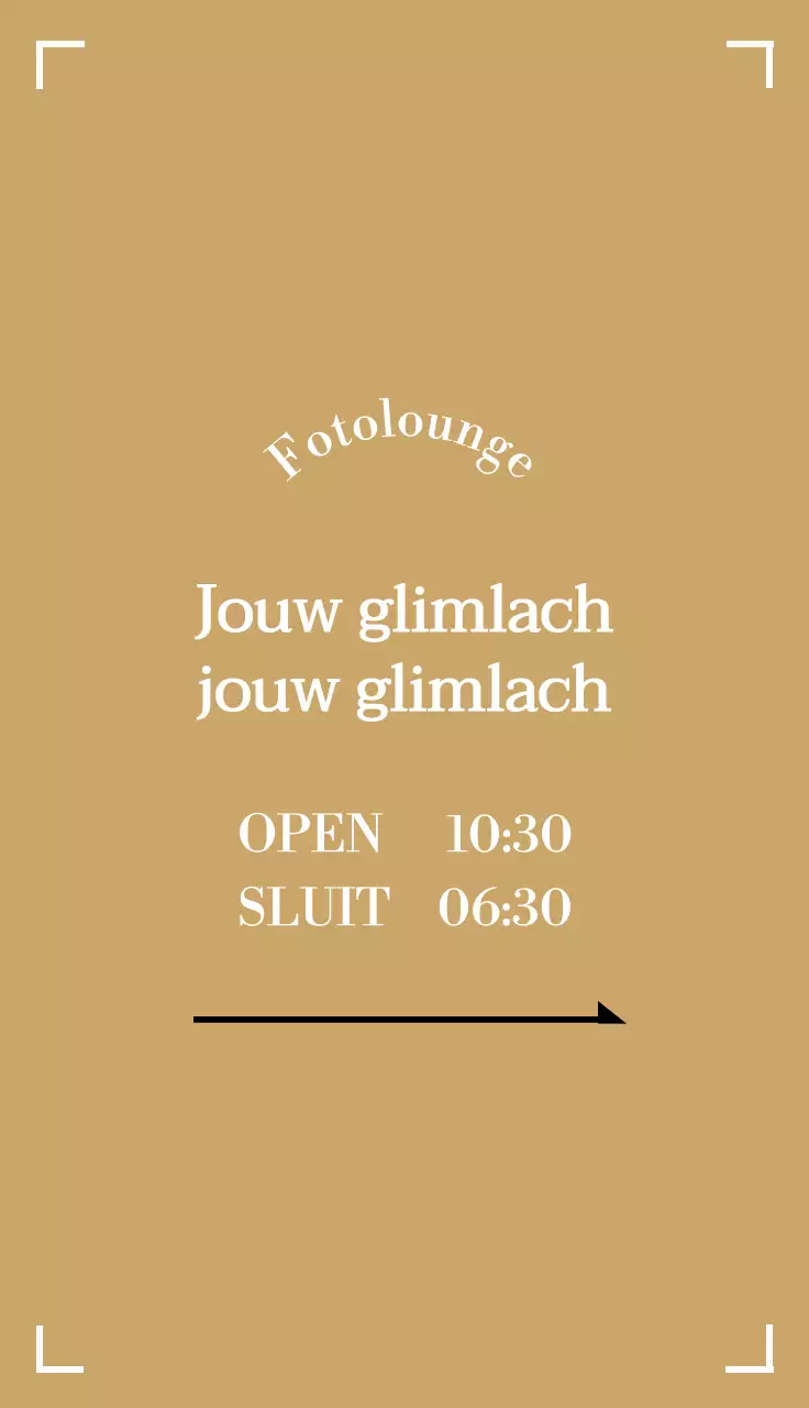 Een fotostudio met zwart-wit fotolijsten promoten