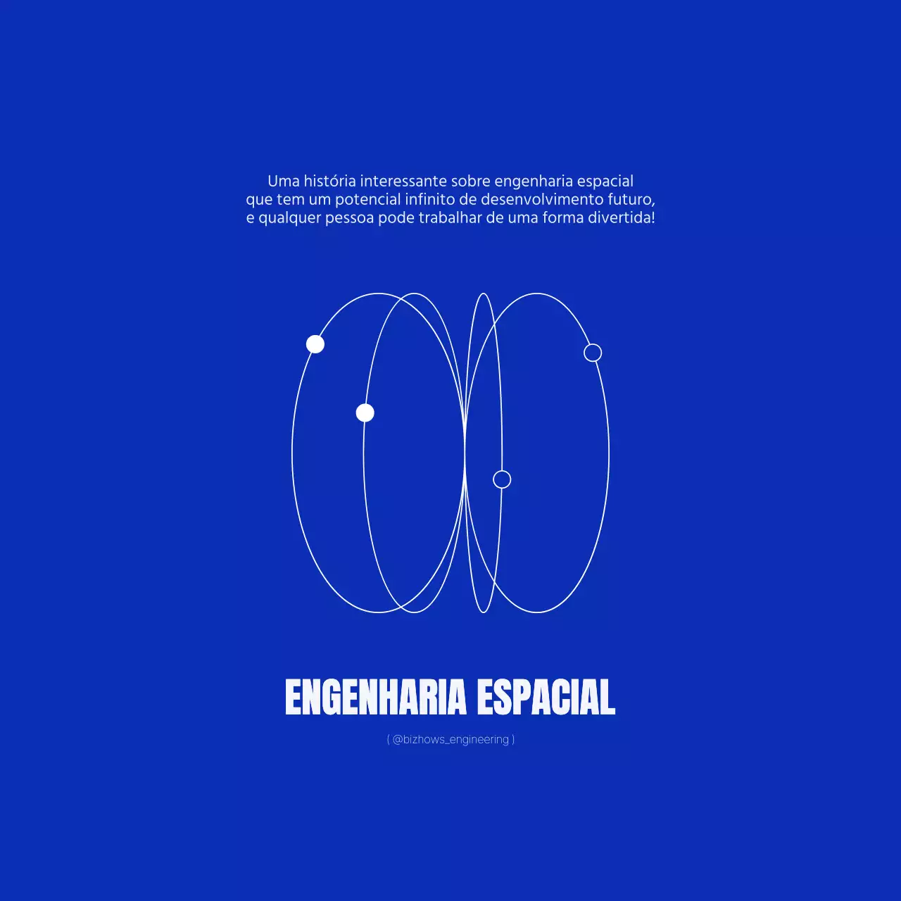 Conceito de engenharia simples e limpo em azul-marinho e branco