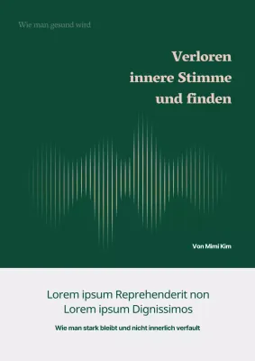 Psychologie-Aufsatz über das Konzept der Mengensteuerung in Grün