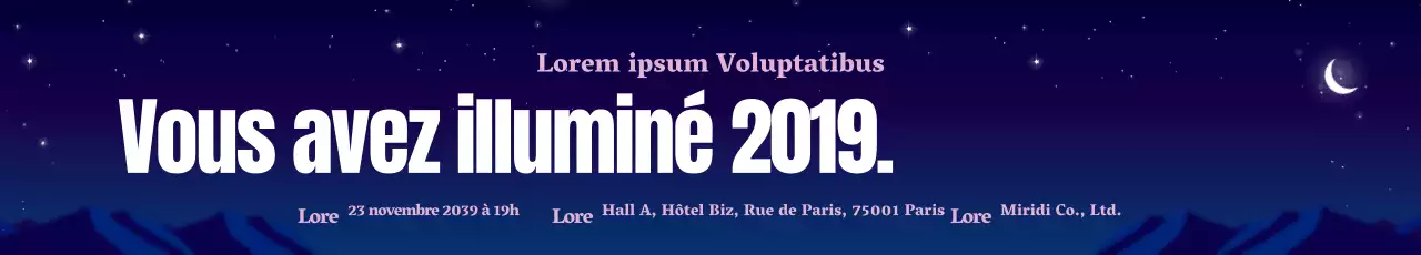 Faites briller votre nuit