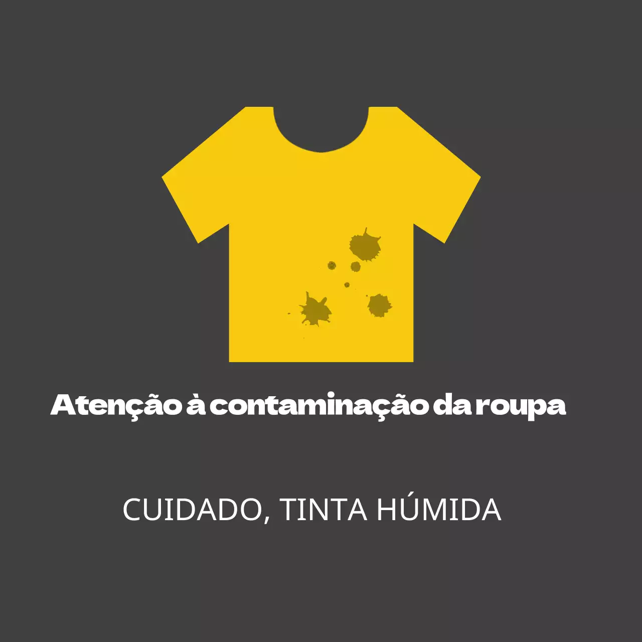 Cuidado com a contaminação do vestuário