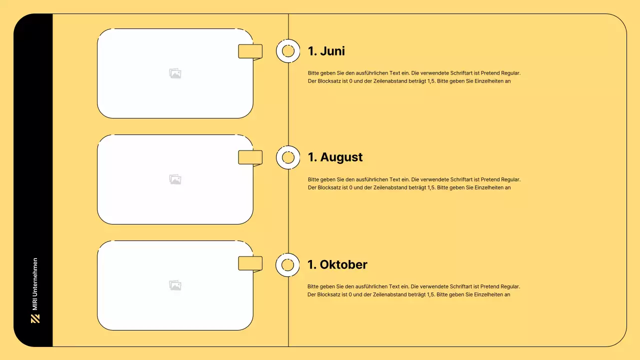 Business-Illustration mit einfachen Linien und gelber Farbe