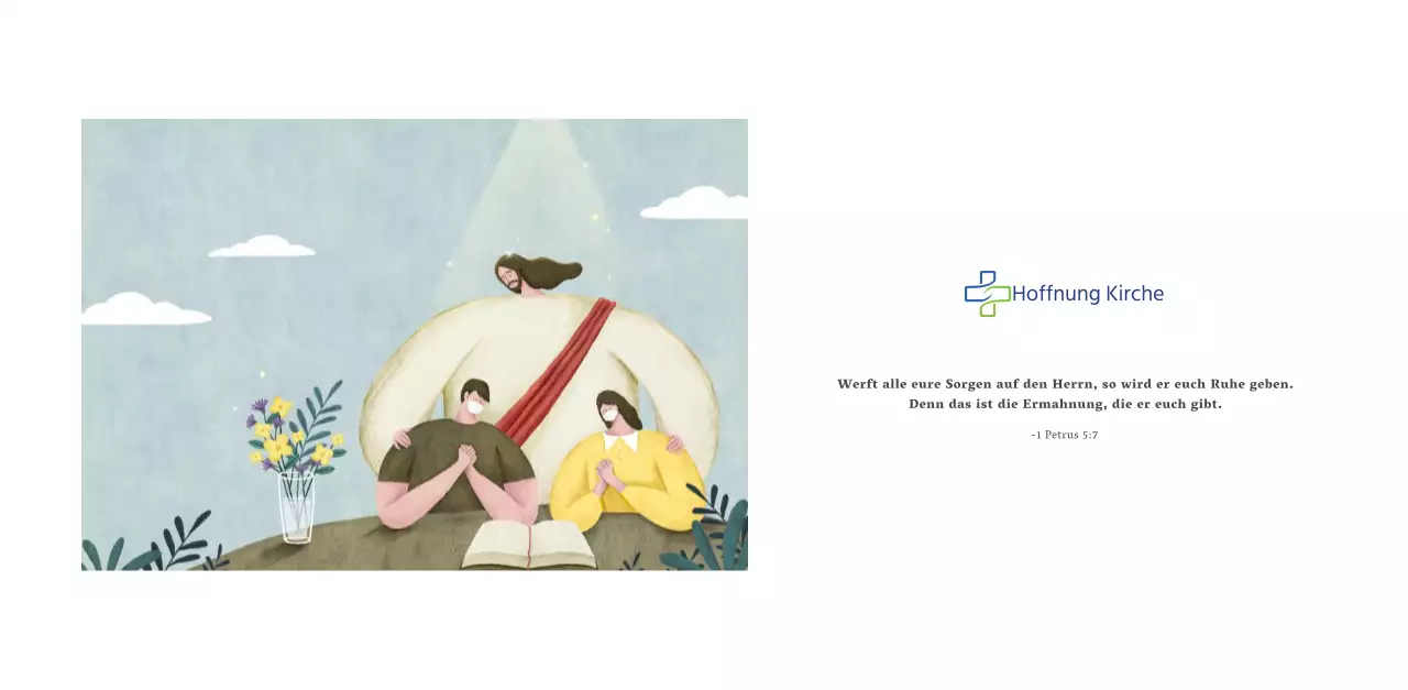 Kirchenkalender mit warmen Illustrationen