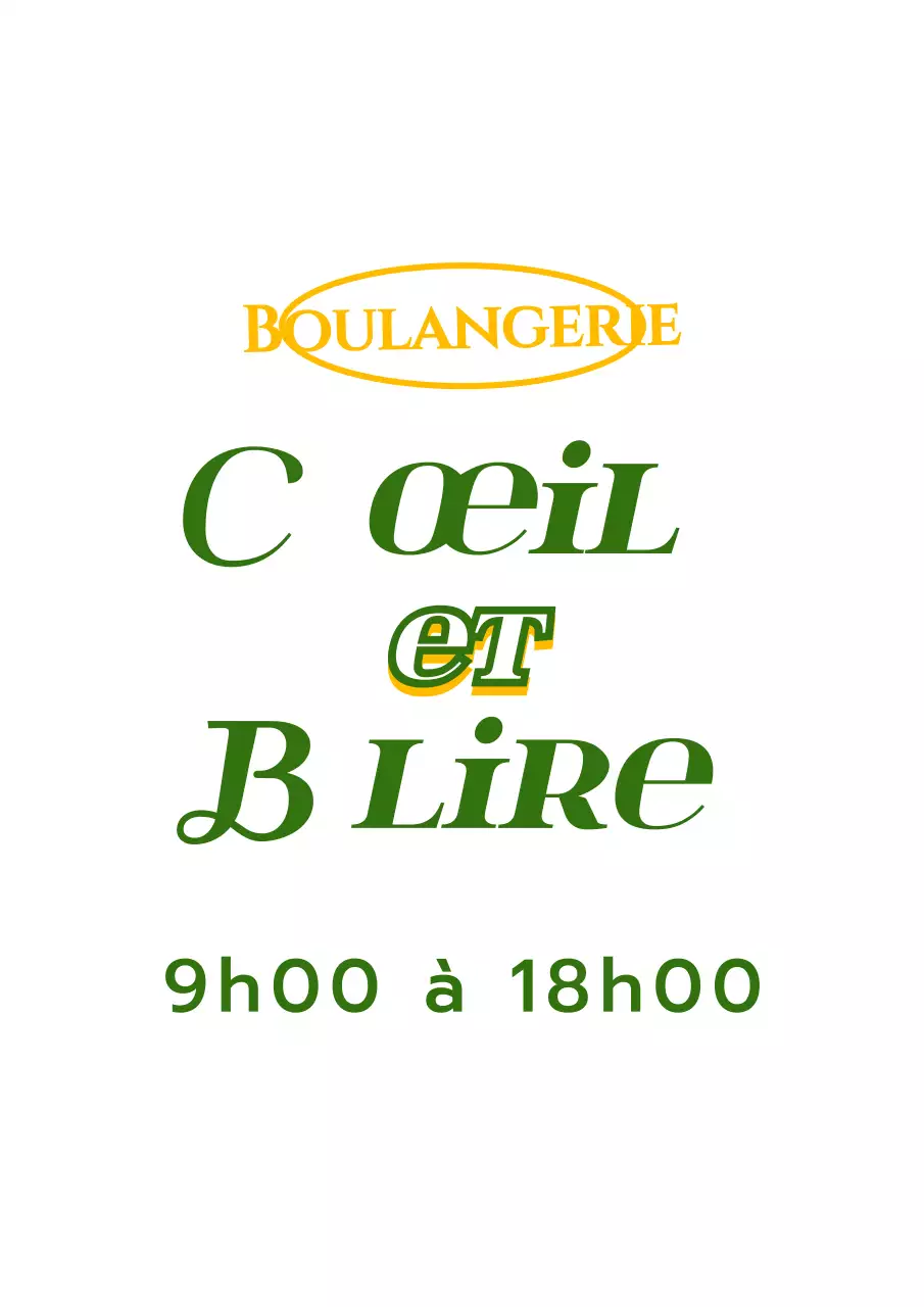 Concept de café émotionnel en vert et jaune