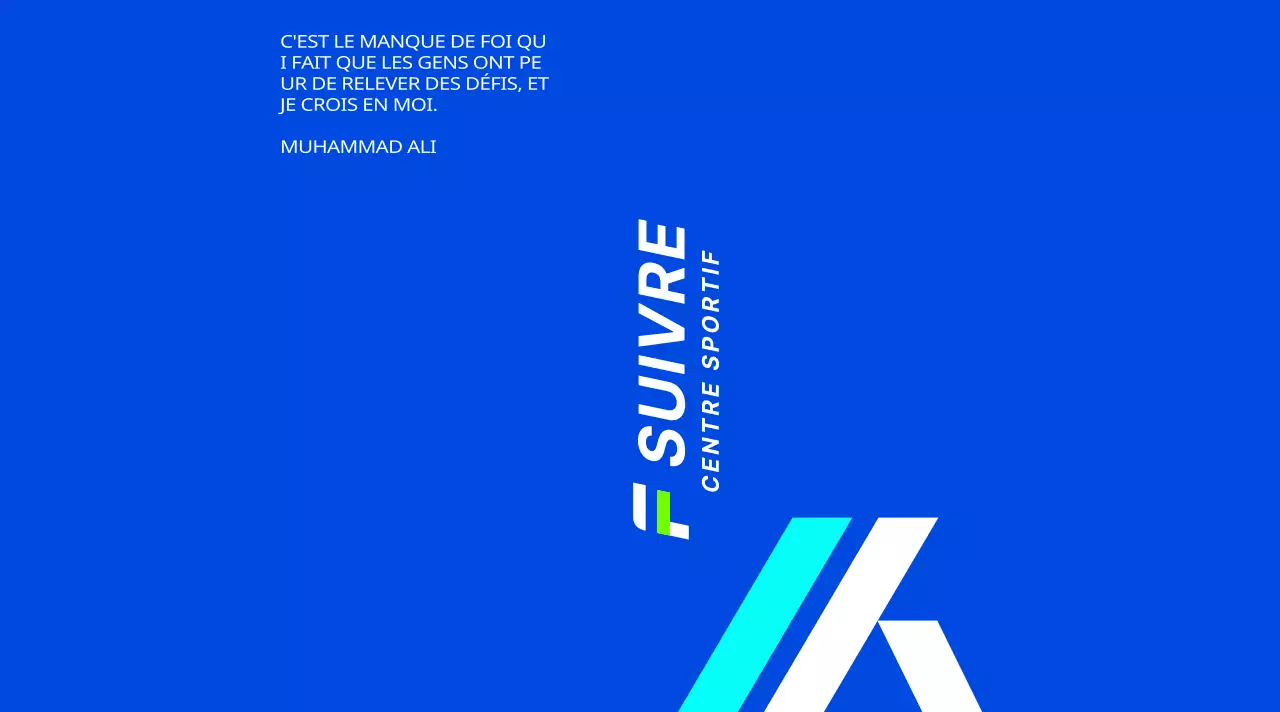 Conception forte et attrayante avec des dégradés de bleu clair et de bleu