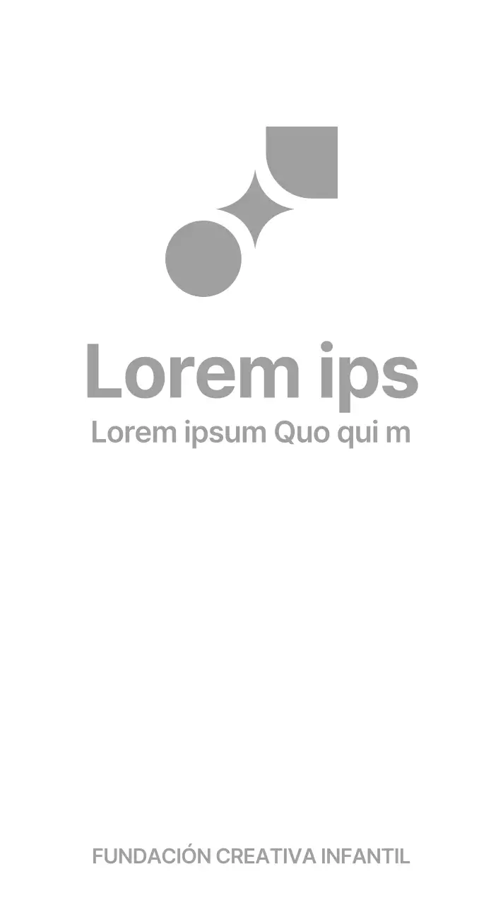 Diseño promocional de marca con logotipo en diagonal