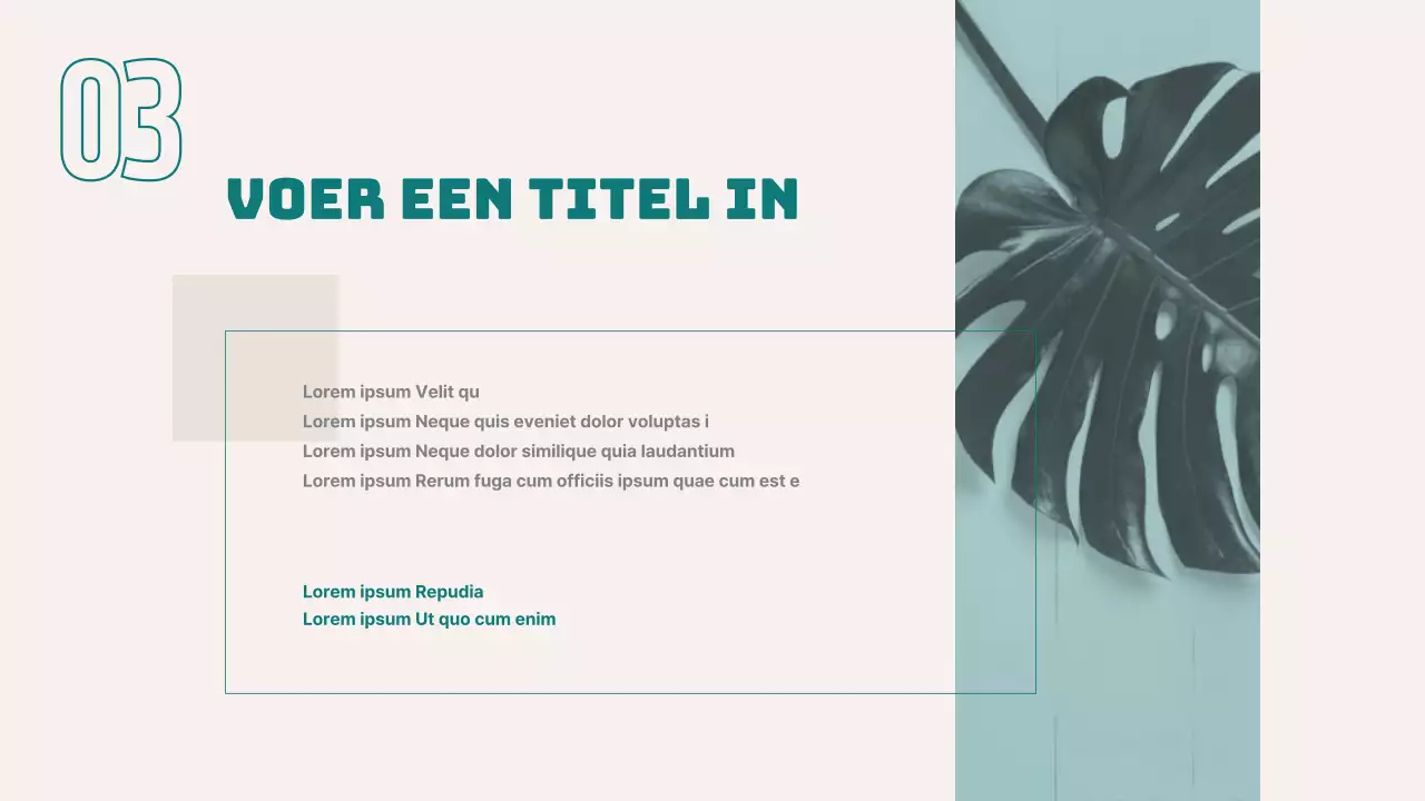 Presentatie voor zakelijke rapporten