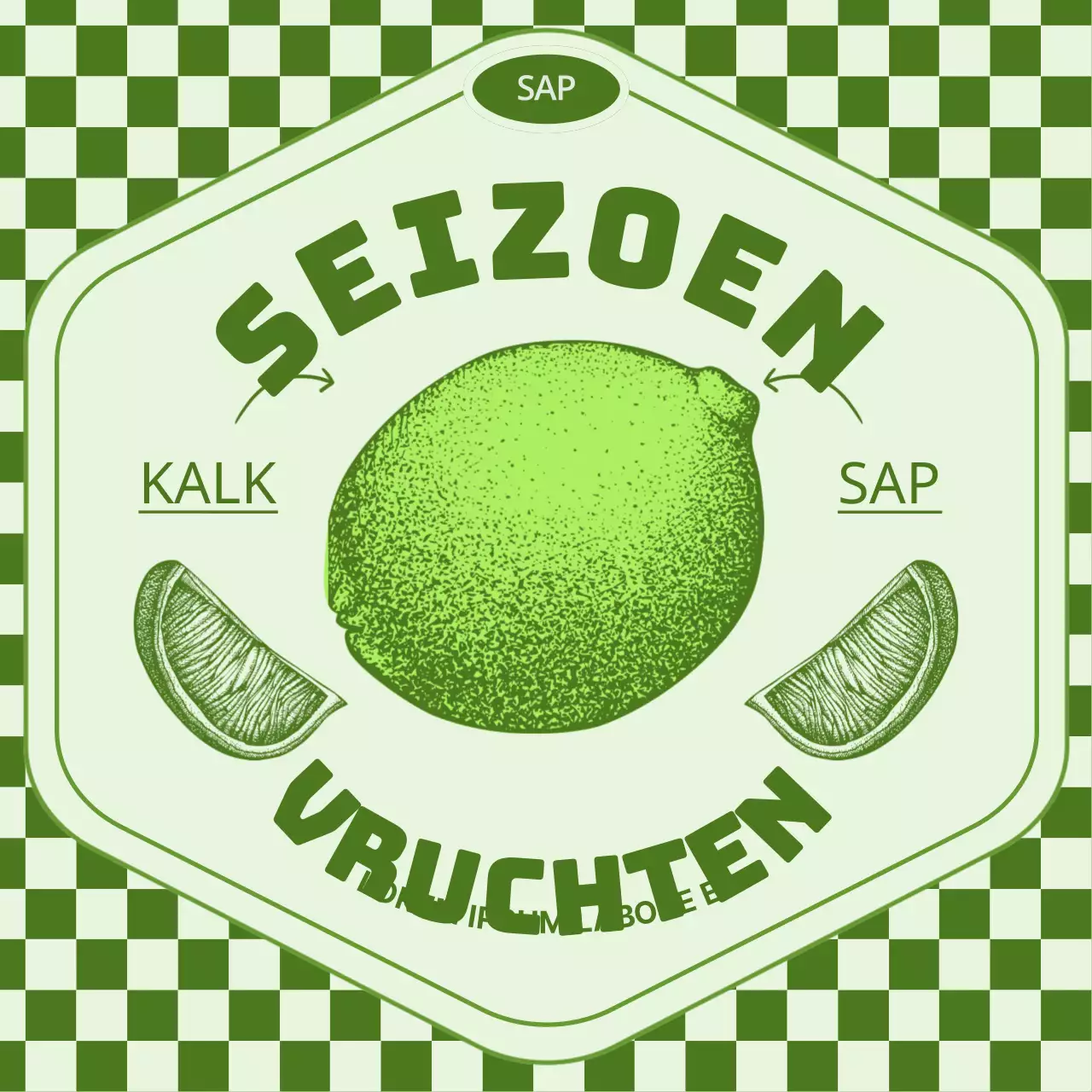 Retro Lime seizoensmenu gelanceerd met groene en chartreuse kleuren