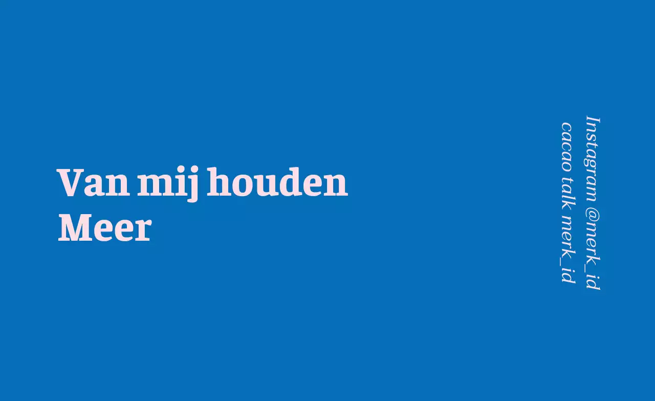 Blauw-roze merklabel