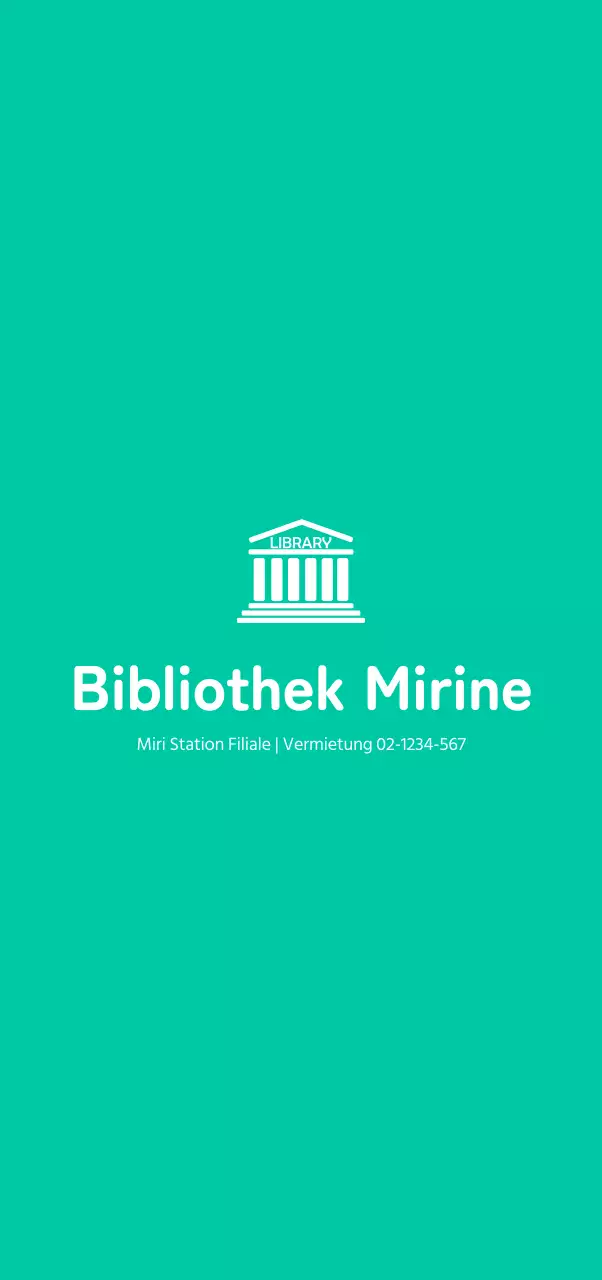 Emotionale Buchillustration in Gelb und Türkis für Bibliothekswerbung