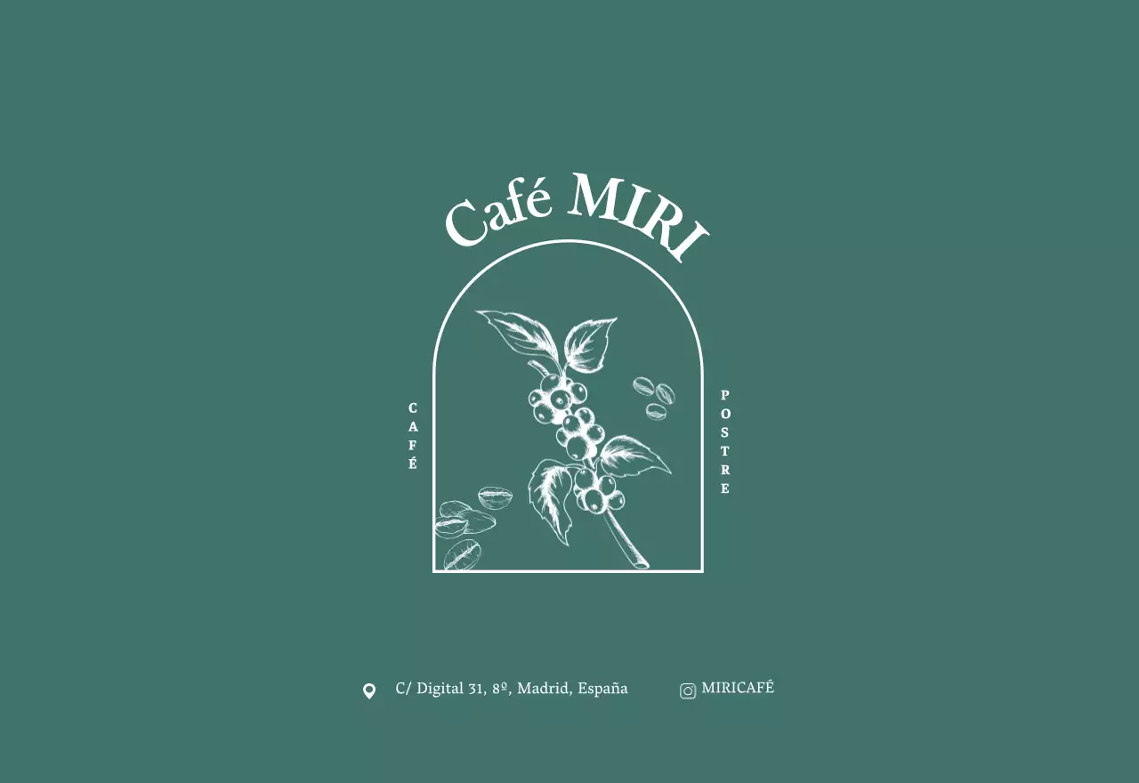 Calendario de cafés con recomendaciones de bebidas del mes