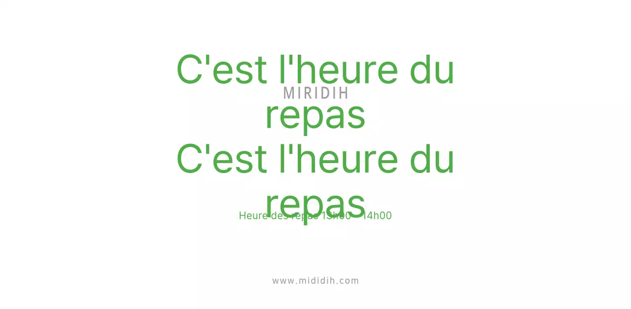 Calendrier de bureau illustré vert sur le thème de la famille