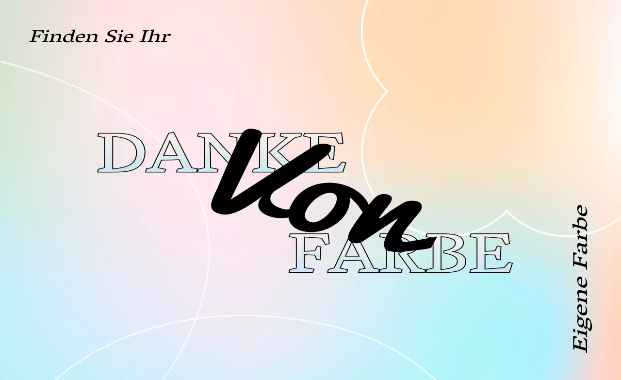 Ausstellungsware mit Farbverläufen und verträumter Atmosphäre