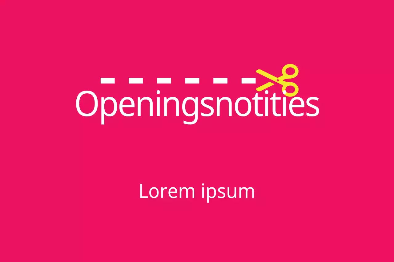 Openingsnotities