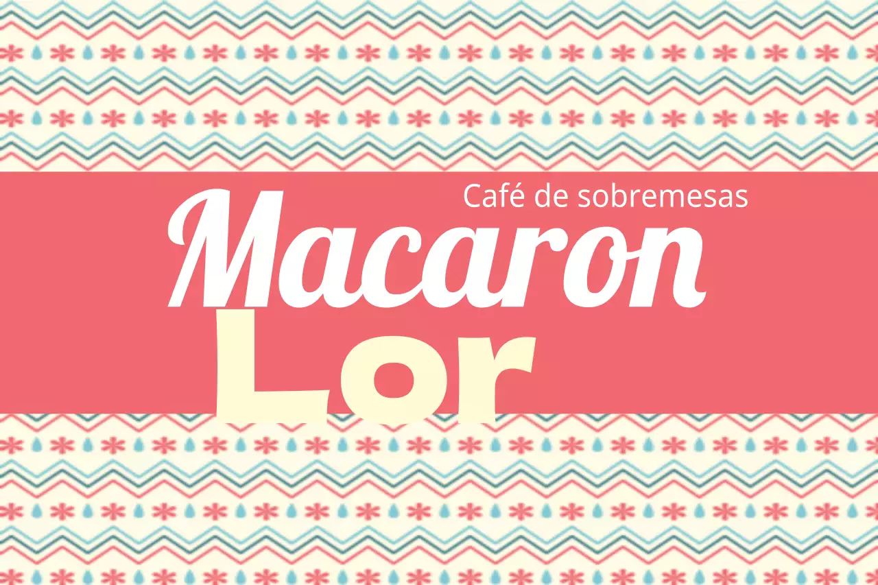Sobremesa de macaron