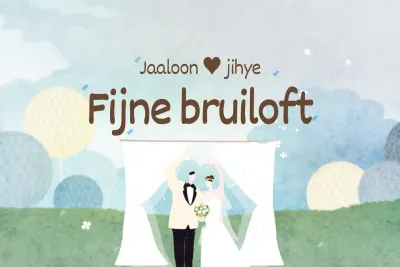 Fijne bruiloft
