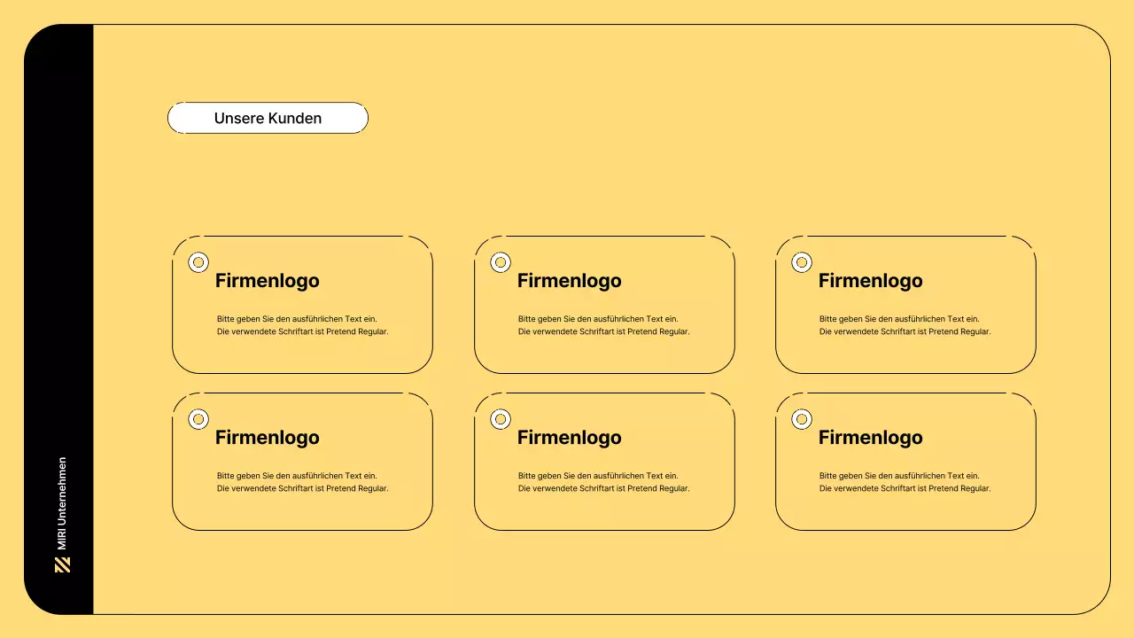 Business-Illustration mit einfachen Linien und gelber Farbe