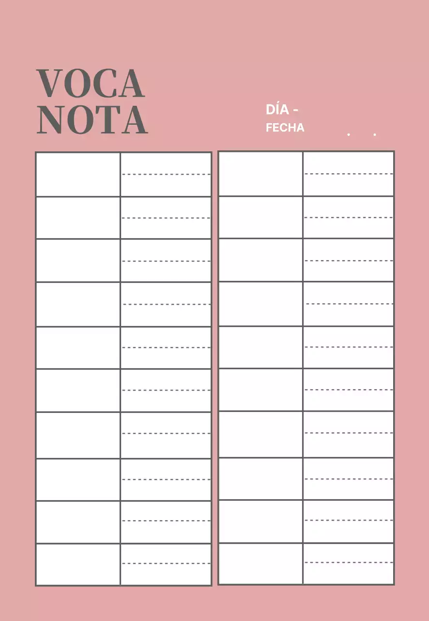 Línea rosa Simplicidad WordPad