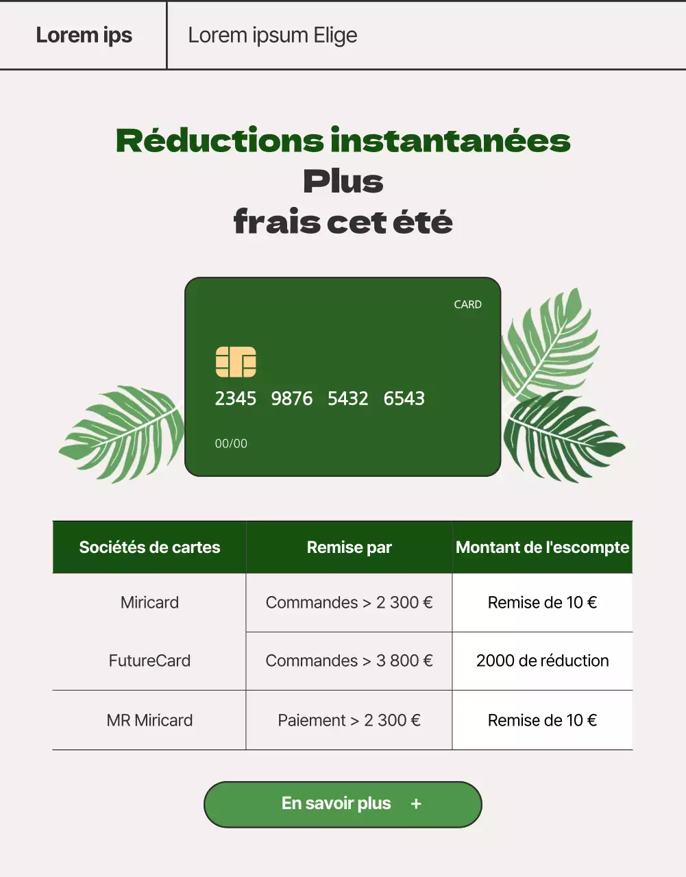 Meubles d'été de style Homecoming en beige et vert