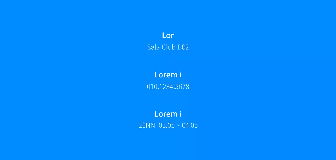 Promociona tu club de inglés con fondo azul e ilustración de líneas