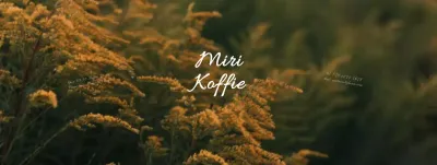 Promoot je café met warme herfstkleuren geel en groen