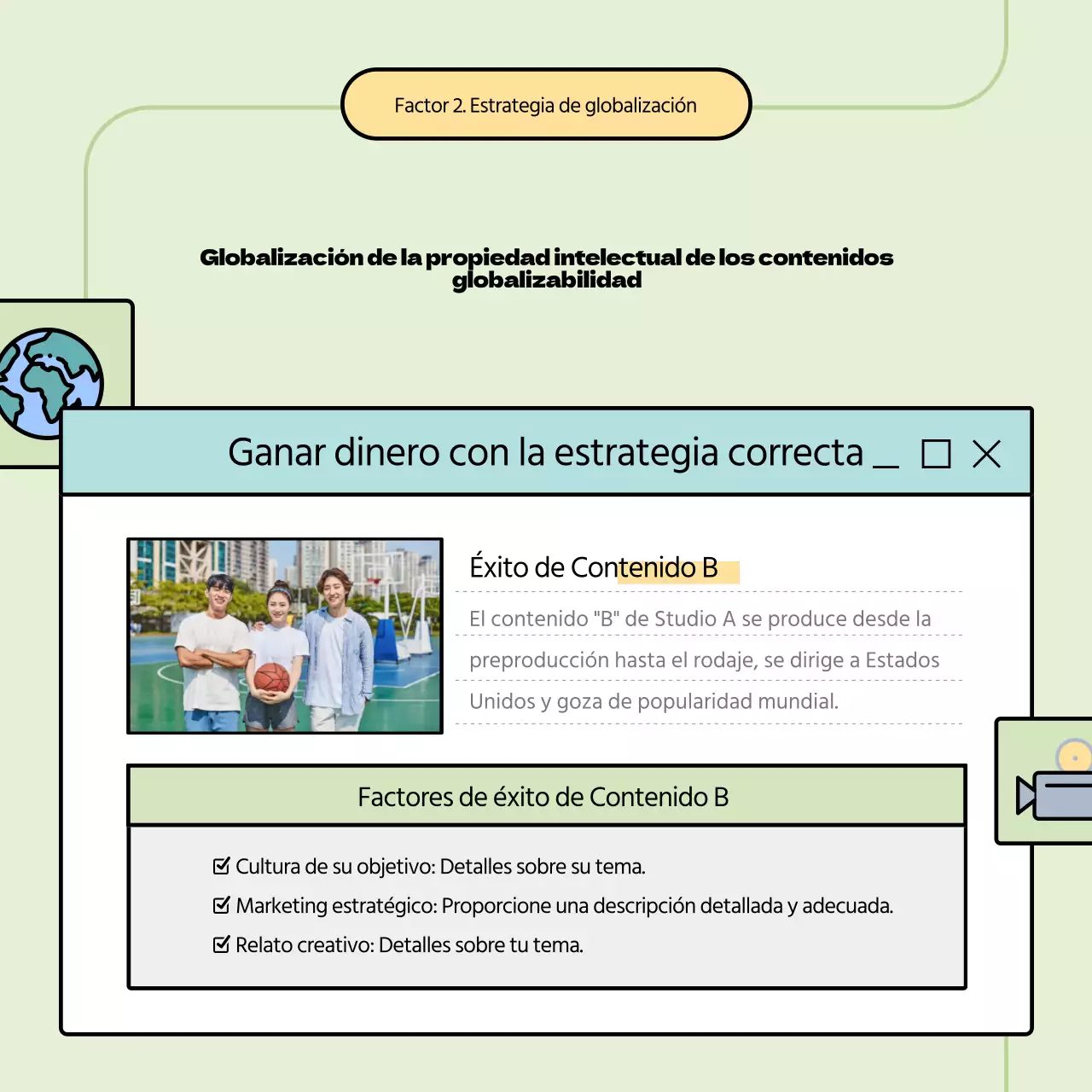 Información sobre la propiedad intelectual del contenido de Pastel Green