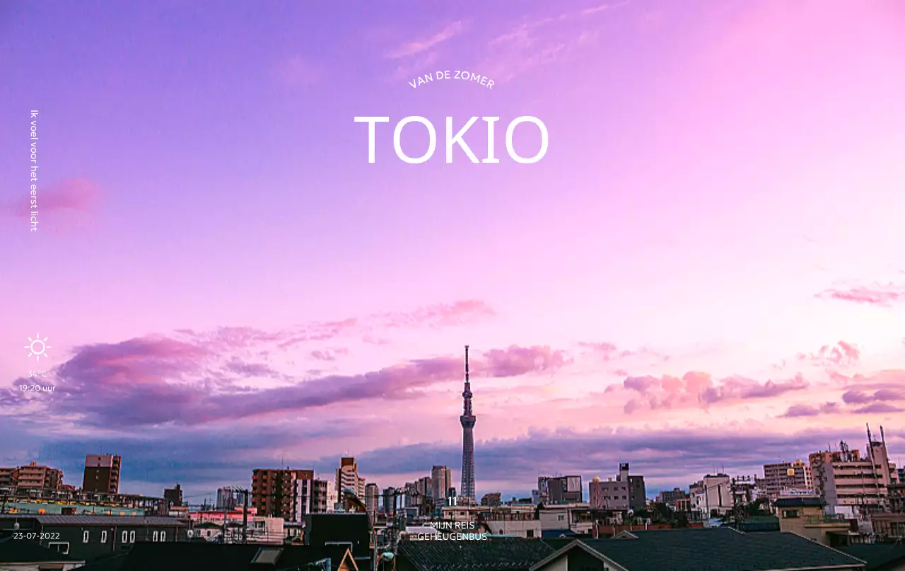 StumbleUpon ontwerp met een emotioneel stadsbeeld