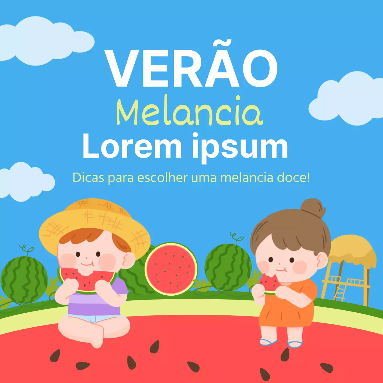 Conselhos para escolher a melancia vermelha e azul clara perfeita