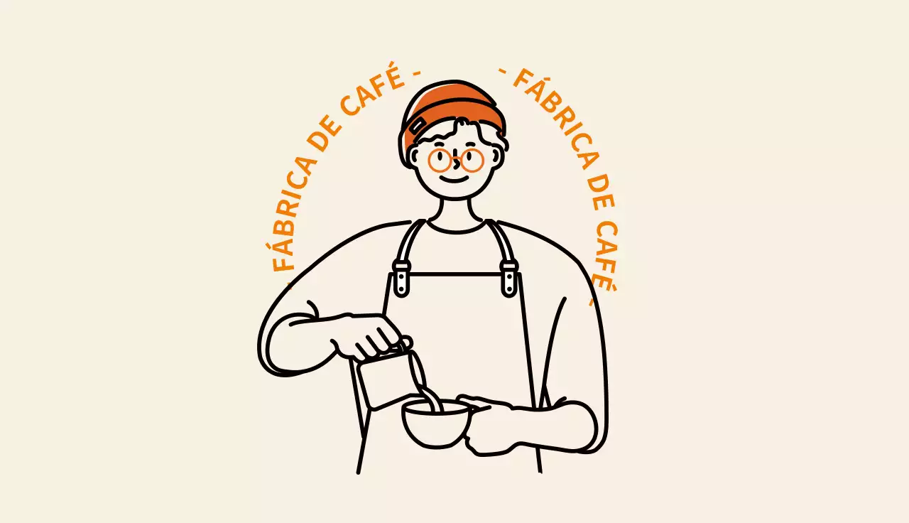 Tarjeta de visita de barista