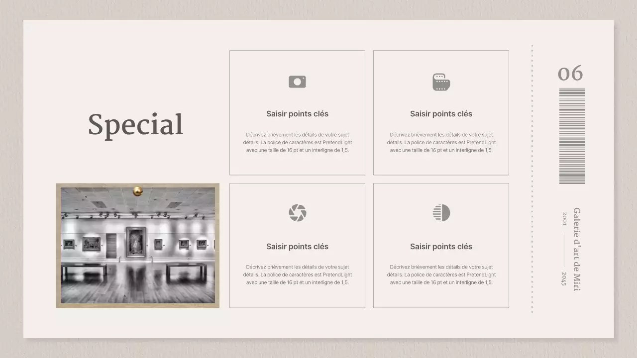 Une galerie de concepts de billets beiges et gris