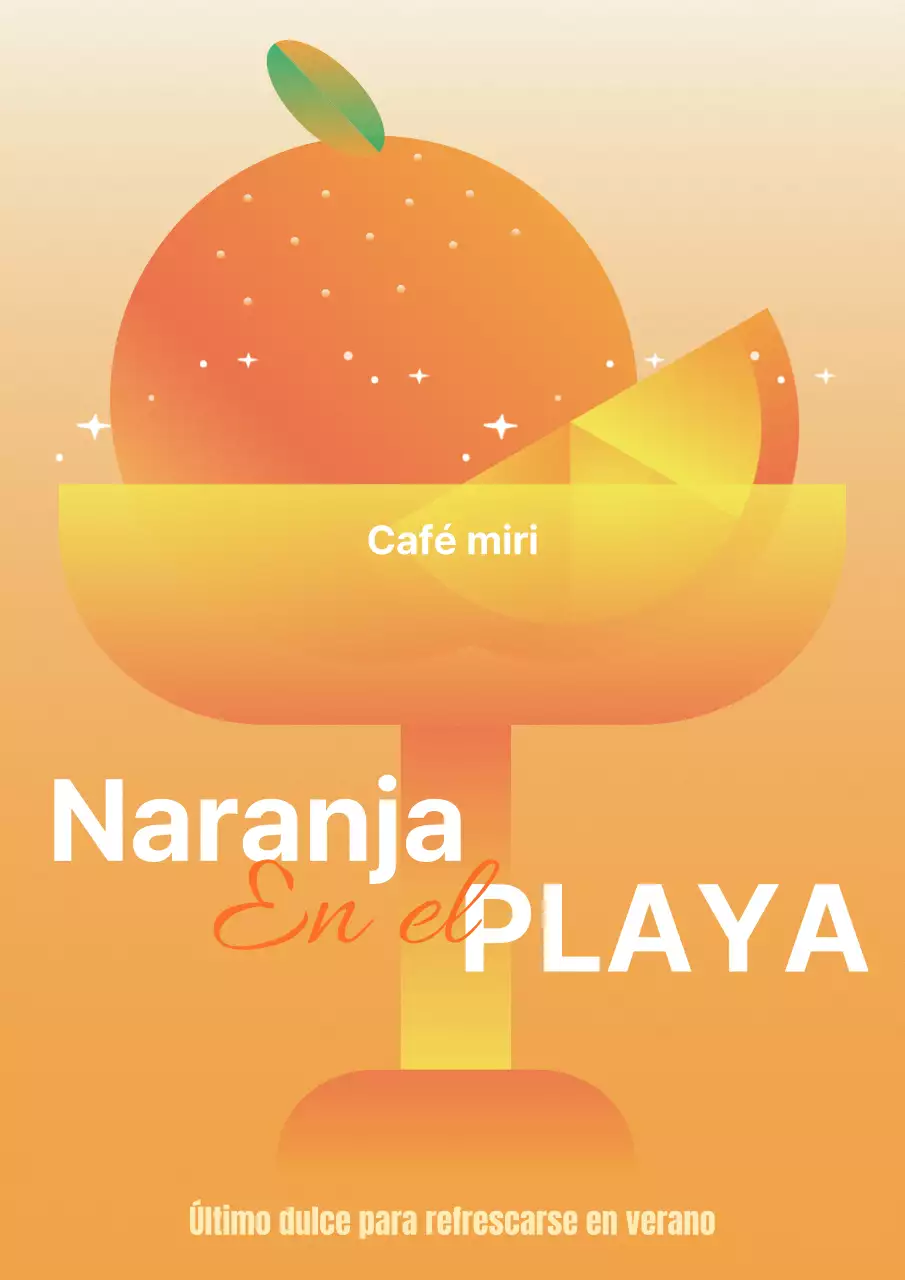 Serie de marketing promocional de cafeterías con ilustraciones de frutas