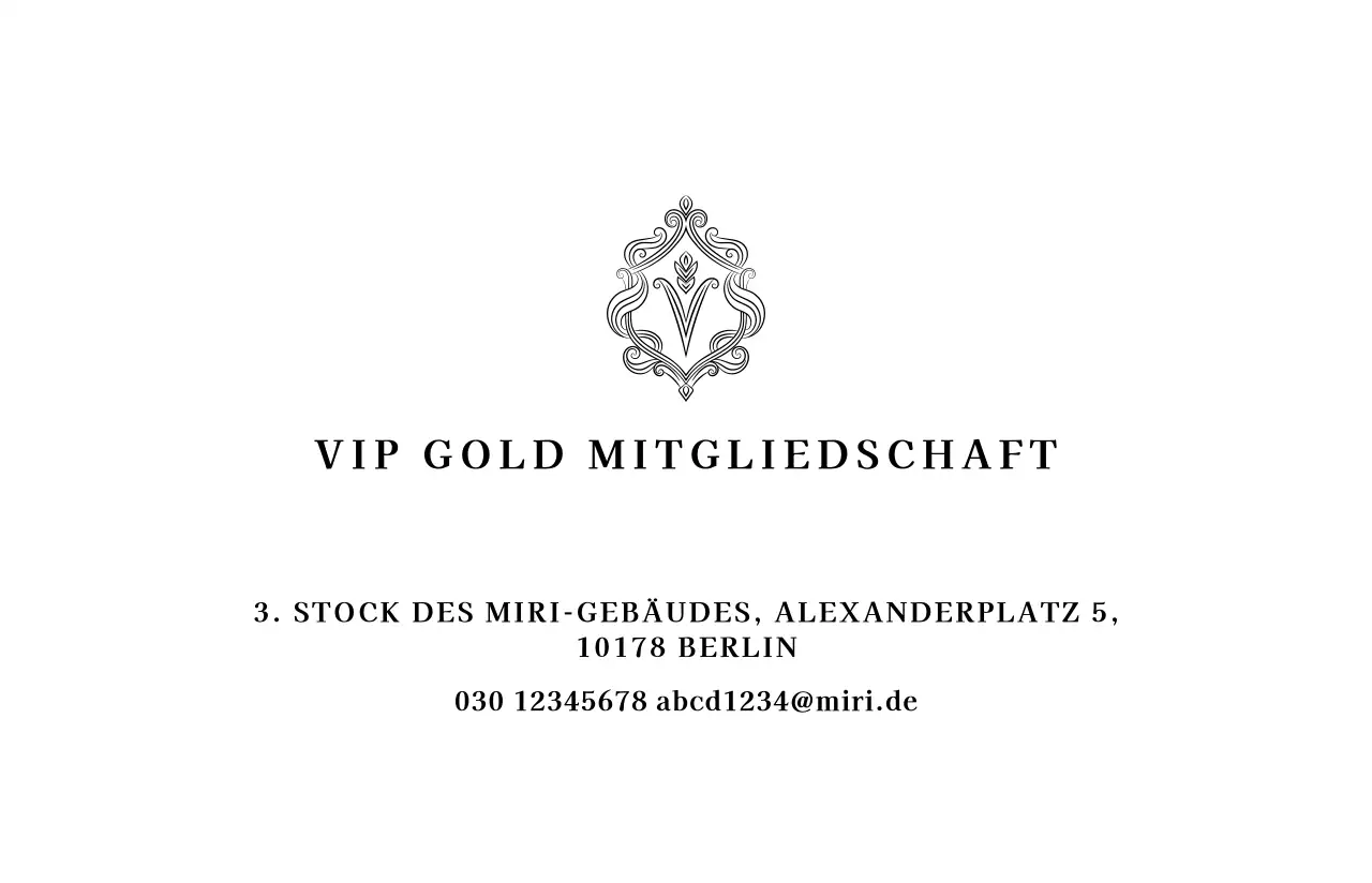 Elegantes, glamouröses Design mit schwarzen Illustrationen und Linien